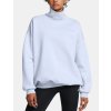 Dámska mikina UA Icon Fleece OS Mock Crew-BLU