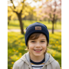 Chlapčenská čiapka Fun Time 48-131 tmavo-modrá