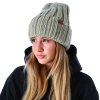 Dámska zimná čiapka COOZY  P-030 svetlohnedá
