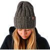 Dámska zimná čiapka COOZY P-030 tmavohnedá TOP AKCIA!