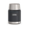 Termoska na jedlo so šálkou a skladacou lyžicou 470 ml - granite