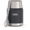 Termoska na jedlo so šálkou a skladacou lyžicou 470 ml - granite