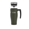 Thermos Style - vodotesný termohrnček s madlom 470 ml - zelený