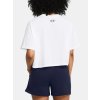 Dámske tričko UA W BOXY CROP LOGO SS-WHT