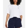 Dámske tričko UA W BOXY CROP LOGO SS-WHT