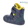Protetika - zimné barefootové topánky TOREN navy - zateplené kožušinkou