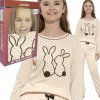 Dievčenské pyžamo Rabbits 962 151 a 961 151 - CORNETTE
