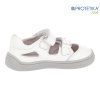 Protetika - barefoot polootvorené topánky TERY white TOP AKCIA!