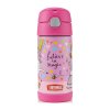 Thermos FUNtainer - detská termoska so slamkou - jednorožec 355 ml