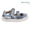 Protetika - barefoot polootvorené topánky TAFI blue