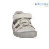 Protetika - barefoot polootvorené topánky KENDY white