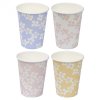 Poháre kvetinová párty Floral 266ml 8ks