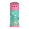 Thermos FUNtainer - detská termoska so slamkou - wild flowers 355 ml