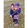Softshellová bunda WAMU s fleecom SOVA -  fialová