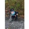 Softshellová bunda WAMU s fleecom DINOSAURI - čierno-hnedá