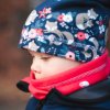 Softshellové rukavice WAMU s fleecom LÍŠKY - tmavo modrá