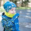 Softshellové rukavice WAMU s fleecom BÁGER - modrá