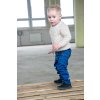 Softshellové nohavice WAMU s fleecom DŽÍNSOVO MODRÁ