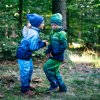 Softshellové nohavice WAMU s fleecom MOZAIKA - zelená