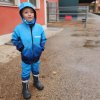 Softshellová bunda WAMU s fleecom MOZAIKA - modrá