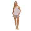 Dámske pyžamo Doctor nap 4406 -  PRUHY - beige