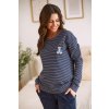Dámske pyžamo Doctor nap 5250 - TEDDY -  navy blue