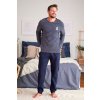 Pánske pyžamo Doctor nap 5251 - TEDDY -  navy blue