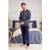 Pánske pyžamo Doctor nap 5251 - TEDDY -  navy blue