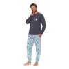 Pánske pyžamo Doctor nap 5263 -  ICE TEDDY - ice blue