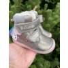 Zimné barefoot topánky s kožuškom UNICORN GOLD D.D.Step AKCIA