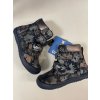 Prechodné barefoot  vodeodolné topánky TAMARA royal blue kožené D.D.Step