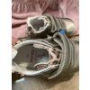 Prechodné barefoot topánky SILVIA grey kožené D.D.Step