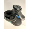 Zimné barefoot topánky s kožuškom ONDREJ D.D.Step neon podrážka
