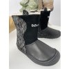 Zimné topánky s kožuškom CAT black D.D.Step FLEXI