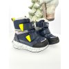 Nepremokavé outdoor AQUA-TEX snehule s kožuškom BOY royal blue D.D.Step