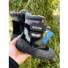 Zimné BLIKAJÚCE topánky s kožuškom BATMAN black D.D.Step