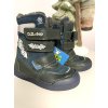 Zimné BLIKAJÚCE topánky s kožuškom BATMAN royal blue D.D.Step