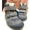 Zimné barefoot topánky s kožuškom OLY winter dark grey D.D.Step