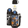 Thermos Active - detská termoska s dvoma uzávermi 800 ml - čierna