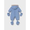 Overal zimný zateplený kožušinkou a  rukavice, papučky Mayoral - 1502615054