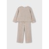 Pletený set - pulóver s mašlou vzadu a nohavice Mayoral - 1504584095