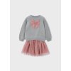 Set - mikina s mašľou a tylová sukňa Mayoral - 1504936079