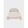 Pruhovaný pulóver s golierom Mayoral - 1504301046