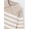 Pruhovaný pulóver s golierom Mayoral - 1504301046
