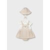Sukňa s trakmi, tričko a klobúk Mayoral - 2601631048