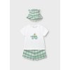 Set - tričko, kraťasy a klobúk Mayoral - 2601276039