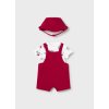Kraťasový overal a klbúk Mayoral - 2601624053