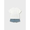 Set - tričko s potlačou a kraťay Mayoral - 2601665031
