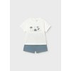 Set - tričko s potlačou a kraťay Mayoral - 2601665031