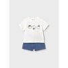 Set - tričko s potlačou a kraťay Mayoral - 2601665032